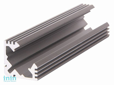 Профиль  PAL 1919 угловой (2м) анодированный (для комплекта необходимо приобрести Рассеиватель защелкивающийся МАТОВЫЙ для профиля PALарт1023117) (JAZ