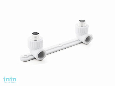 Колено ПП комб.под смеситель наружн.резьба 20х1/2" РосТурПласт