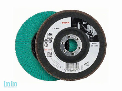 Круг лепестковый 125х22мм P60 д/нерж.