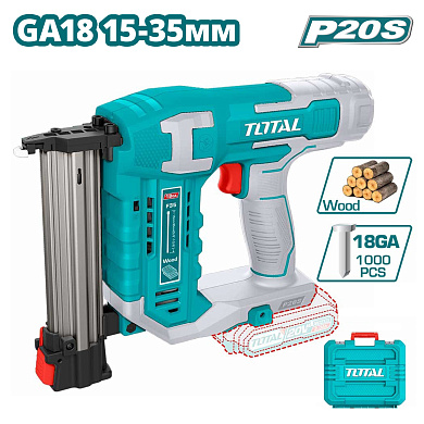 Пистолет гвоздезабивной аккумуляторный TOTAL TCBNLI3505
