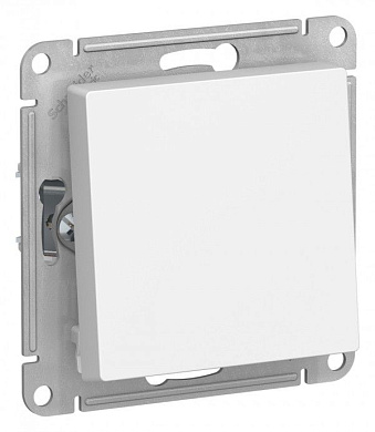 Выключатель 1-клавишный проходной Schneider Electric Atlas Design ATN000161