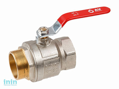 Кран шаровый 2" нар.-вн. ручка PN25 AV Engineering