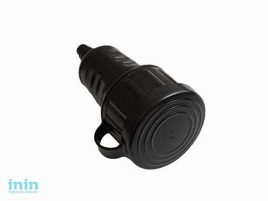 Розетка 1-ая переносная (с/з, 16А, 250В, брызг. защ.) черная, Bylectrica (Розетка переносная с заземляющим контактом брызгозащищенная Гарантийный срок