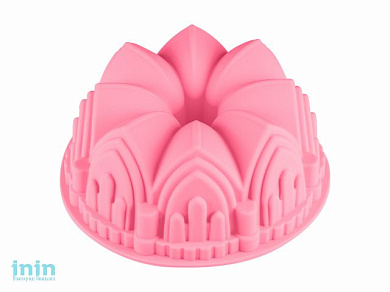 Форма для выпечки, силиконовая, шотландский кекс, 22 х 8.8 см, розовая, PERFECTO LINEA