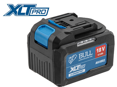 Аккумулятор BULL AK 6002 18.0 В, 6.0 А/ч, Li-Ion XLTpro (18 В, 6 А*ч, Li-ion)