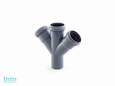 Крестовина для внутренней канализации  50/50/50х45 РосТурПласт (Крестовина 50х50х50х45)