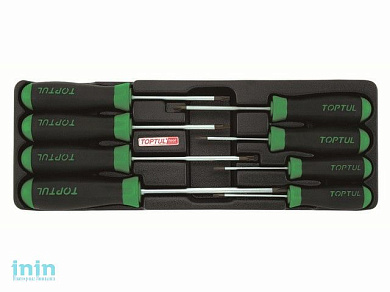 Набор-сет отверток TORX 8шт. 136х364мм TOPTUL (GAAT0807)