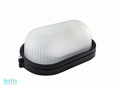 Светильник НПБ1401 черный, овал 60Вт IP54 TDM