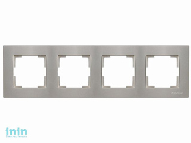 Рамка 4-ая горизонтальная титан, RITA, MUTLUSAN