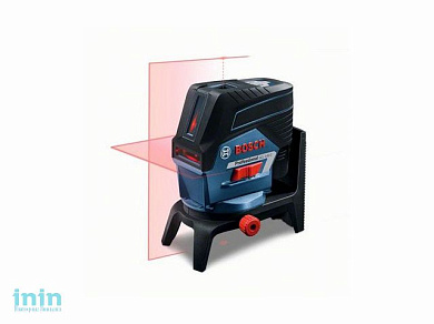 Нивелир лазерный BOSCH GCL 2-50 C со штативом и держателем в кор. (проекция: крест, до 50 м, +/- 0.30 мм/м, резьба 1/4")