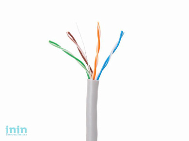 Кабель витая пара U/UTP Cat5E 4х2х24AWG (0.51мм) 305м, медь, внутр. (ПВХ) Юпитер (ЮПИТЕР)