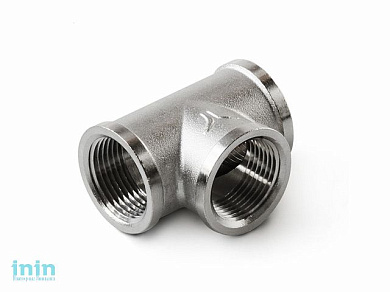 Тройник вн. 1/2", никелир. PRO AQUA