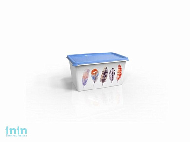 Емкость Serenity 6 л, васильковый, BEROSSI (Изд. из пластм. Размер 301 * 201 * 155 мм)