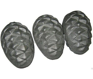 Камни для бани чугунные "Кедровая шишка"