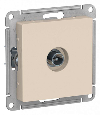 Розетка TV оконечная 1DB Atlas Design бежевый, ATN000291