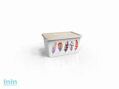 Емкость Serenity 6 л, слоновая кость, BEROSSI (Изд. из пластм. Размер 301 * 201 * 155 мм)