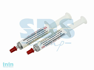 Смазка силиконовая 221 (до +350 С) 2 мл (шприц) REXANT