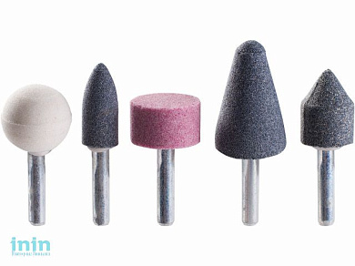 Набор шарошек абразивных 5шт. GEPARD (GP0815-5) (точильные камни)