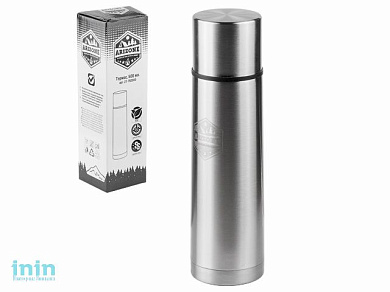 Термос, 500 мл, нержавеющая сталь, ARIZONE (в индивидуальной упаковке)