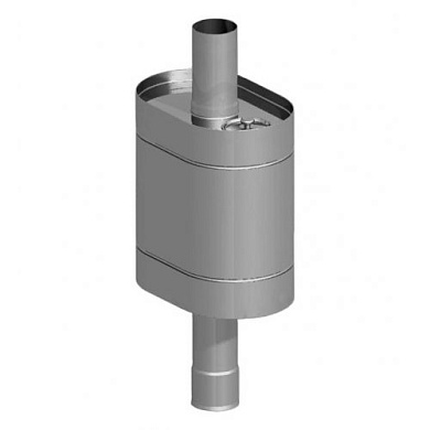 Бак 55л на трубе овальный Везувий