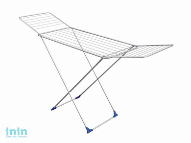 Сушилка для белья напольная складная, 20м, 200 * 55 * 96, цвет серебро, NIKA (20м, 200 * 55 * 96, цвет серебро)