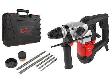Перфоратор WORTEX RH 3231-1 в чем. + (2 зубила, 3 сверла)