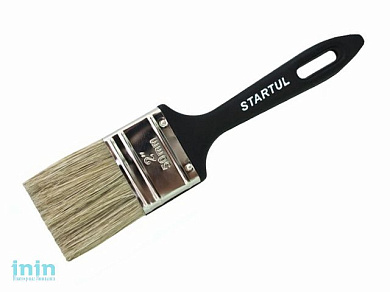 Кисть плоская 1"-25мм STARTUL PROFI (флейцевая малярная для ЛКМ на масляной основе, густых лаков, олифы, эмалей)