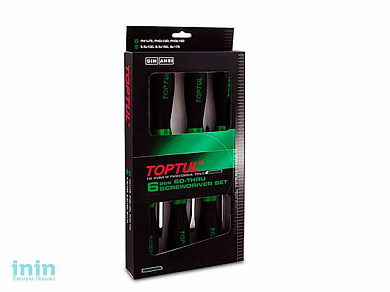 Набор отверток 6шт ударных TOPTUL (GAAE0613)
