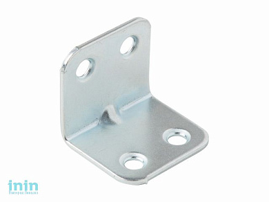 Уголок мебельный 25х25x25 мм KW 7 белый цинк STARFIX