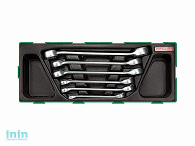 Набор-сет ключей разрезных 6предм. TOPTUL (GTA0611)