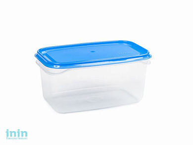 Контейнер Venecia, 0,5л, джинс, BEROSSI (Изделие из пластмассы. Литраж 0.5 л.   Размер 160 х 101 х 77 мм)