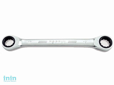 Ключ накидной 10х11мм с трещотками PRO SERIES TOPTUL (AOAG1011)