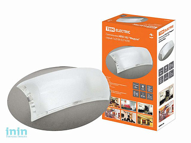 Светильник НПО 102 "Медуза" серый 1х25 Вт Е27 КЛЛ TDM