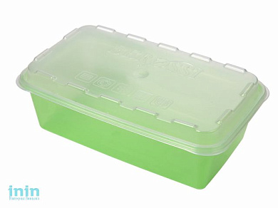 Контейнер для заморозки Zip, киви, BEROSSI (Изделие из пластмассы. Литраж 1 л. Размер 200 х 120 х 67 мм)