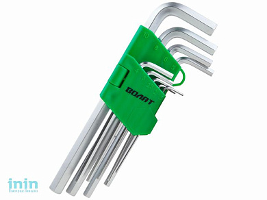 Набор ключей шестигр. 1,5-10мм 9шт длинн. ВОЛАТ