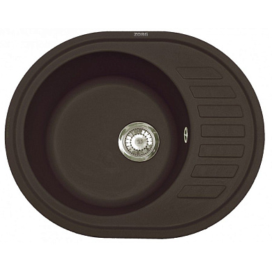 Кухонная мойка ZorG Roso 62 (горький шоколад)