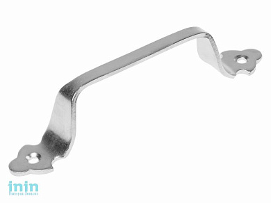 Ручка-скоба 80 мм х, белый цинк STARFIX