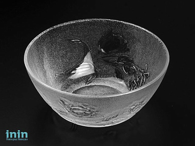 Салатник стеклянный, круглый, 150 мм, FLORA (Флора), PERFECTO LINEA