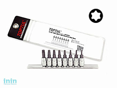 Набор бит 1/4"  8шт. TOPTUL (GAAG0808)