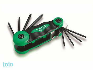Набор ключей Torx T6-T25 8шт TOPTUL (AIFB0802)