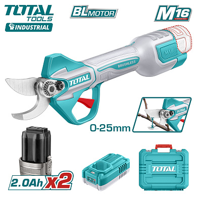 Секатор аккумуляторный TOTAL TSSLI162582