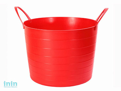 Корзина мягкая 27л (красный) (IDEA)