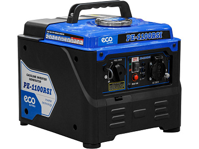 Электростанция (генератор инверторный бензиновый) ECO PE-1100RSI (инверторный, 1.1 кВт, 230 В, бак 3.2 л, вес 13 кг)