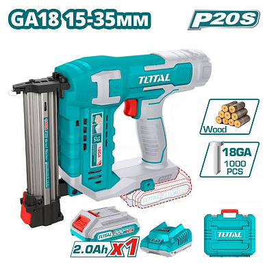 Пистолет гвоздезабивной аккумуляторный TOTAL TCBNLI3508