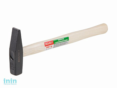 Молоток 0,2кг с дер.рукояткой ВОЛАТ