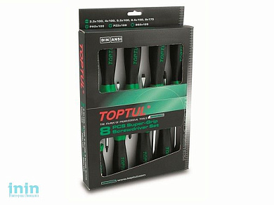 Набор отверток 8шт TOPTUL (GAAE0821)