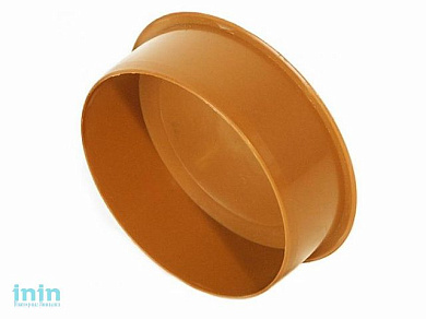 Заглушка для наружной канализации 160 РосТурПласт (Заглушка  для наружных труб диаметром 160 мм)