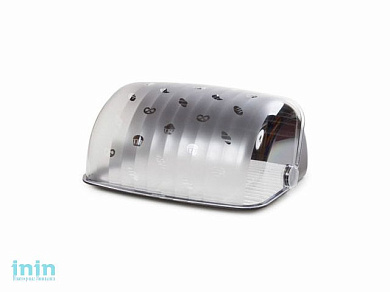 Хлебница Rondo (Рондо), черный, BEROSSI (Изделие из пластмассы. Размер 273 х 345 х 164 мм)