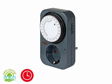 Розетка-таймер суточная механическая MZ 20-1 Brennenstuhl