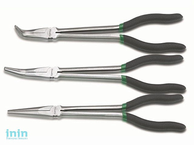 Длинногубцы 280мм изогнутые 45° TOPTUL (DFAH1211)